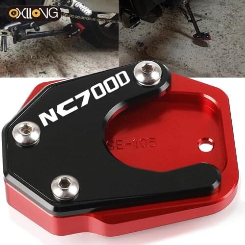For Honda NC700D INTEGRA 2012 2013 2014 2015 Motorcycle CNC Kickstand Foot Side Stand Extension Pad Support Plate Enlarge Stand