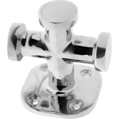 Marine Grade Stainless Steel Single Cross Bollard Boat Yacht Heavy Duty Cleat