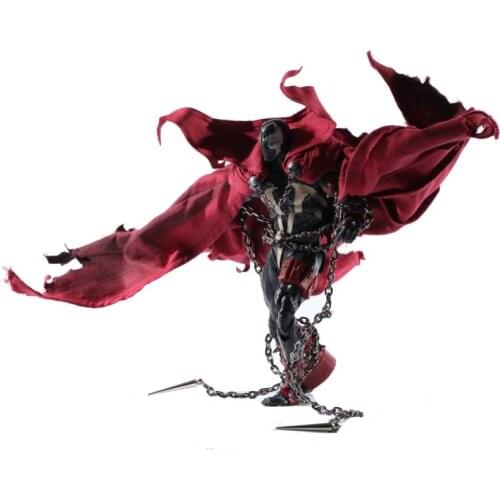 1/12 Spawn Reggae Happy Red Robe Accessory Luxury Cloak Cape Robe With Chain Dolls Toy Model Parts