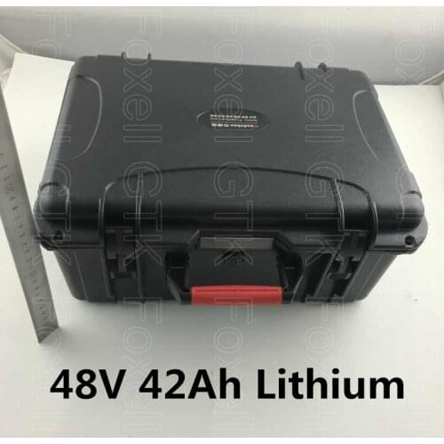 Lithium Ion Battery Pack 48V 40Ah 42Ah with bms for UPS medical devices electric scooter power supply solar energy storage