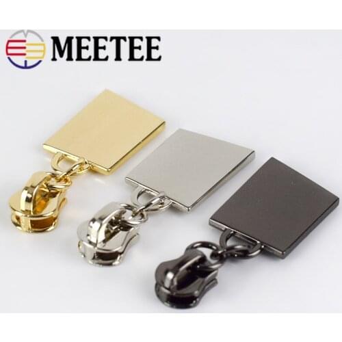 5Pcs 5# Metal Zipper Head For Metal Zippers Bags Shoes Clothing Zipper Sliders Zip Repair Kit DIY Garment Accessories KY824