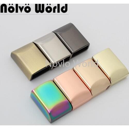 Nolvo World 5-20-100pcs 7 colors rainbow 11mm inner metal zipper sliders repair end clip decoration diy sewing accessories