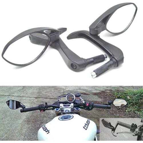 Motorcycle Hand Handguard Protection Brake Clutch Lever Pair Side 22mm Rear View Mirrors For YAMAHA MT09 MT10 FZ07 FZ09 FJ07