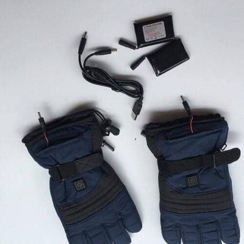 Motorcycle Sports Gloves heated electric Ski alloy wire wash rechargeable breatheable and wearable Gears battery heating gloves