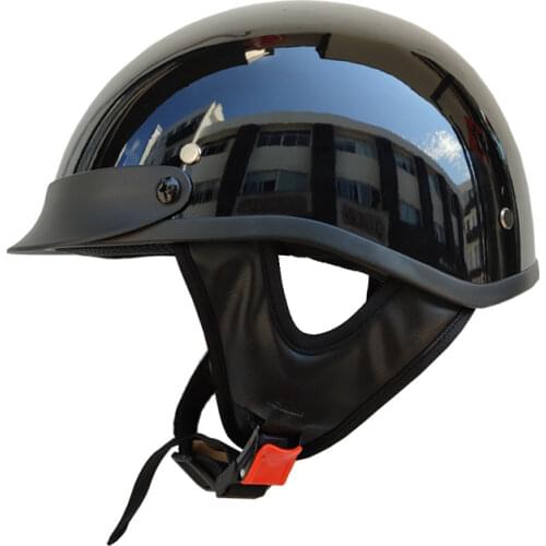 Retro Motorcycle Helmet Cross Scooter Vintage Half Face Biker Motorbike Crash Moto Helmet Casco Capacete De Moto
