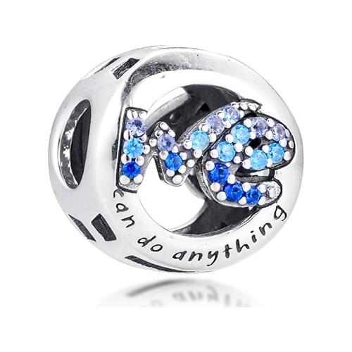 We Can Do Anything Charm Fits Sterling Silver Jewelry Charms Bracelets For Woman Silver Beads For Jewelry Making