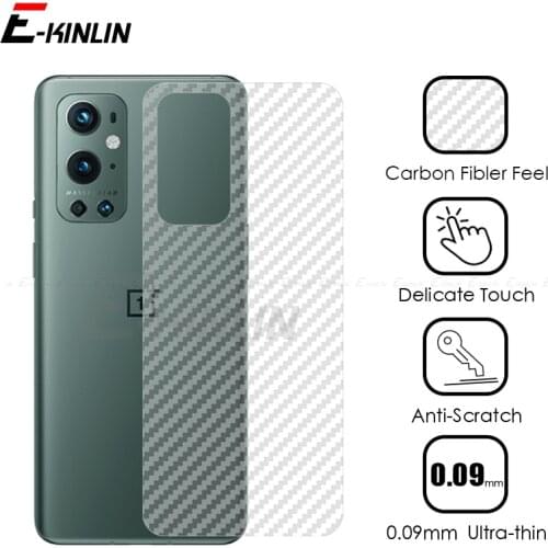 5pcs Soft 3D Carbon Fiber Protective Back Film For OnePlus One Plus 9R 9 8 8T 7T 7 Pro 5G 6T 6 5 Clear Screen Protector No Glass