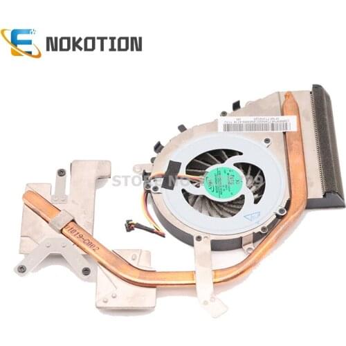 NOKOTION For SONY VPCEF34FX VPCEE VPCEF Laptop CPU GPU Cooling Radiator HEATSINK With FAN