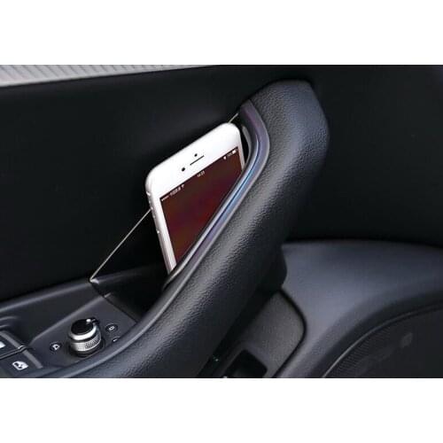 Fit for Audi A4 B9/A5 F5 2016-2020 Car Auto Accessories Interior Decoration Door Handle Container Holder Tray Storage Box