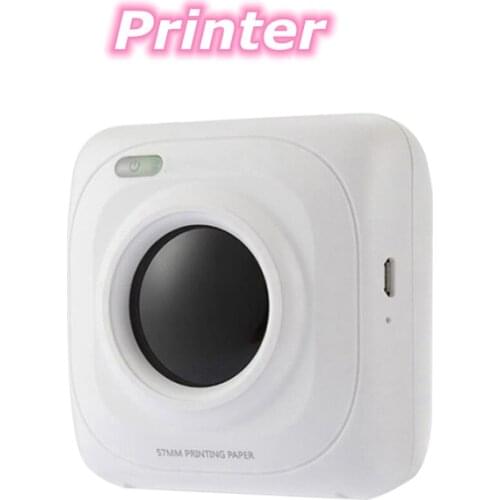 Portable Bluetooth Photo Mini Printer Thermal Printer Pocket Printer Inkless Clearly Printing For Mobile Android iOS