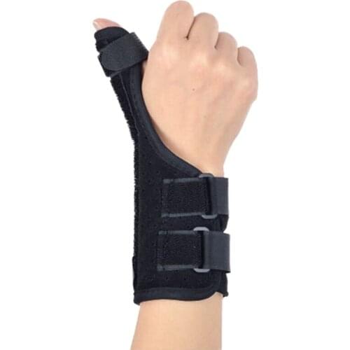 1PCS Adjustable Wrist Splint Brace Thumb Support Stabilizer Finger Protector Injury Aid Tool Health Care Guard Right Hand