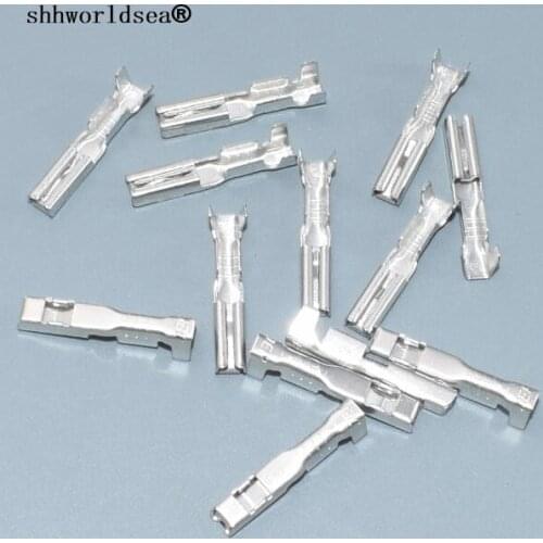 Shhworldsea 200PCS car splice wire terminal DJ621-G2*0.6A G77 Crimping terminal auto electrical female terminal connector