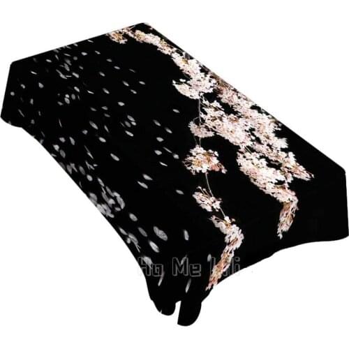 Table Cloths Japanese Sakura Flowers Tree Blossom For Dining Bbq Picnic Coffee Table