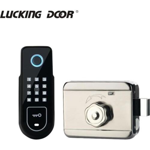 Hide Key Digital Keypad Door Lock Fingerprint Lock Remote Control Lock Keyless Door Lock Easy install 13.56Mhz IC card