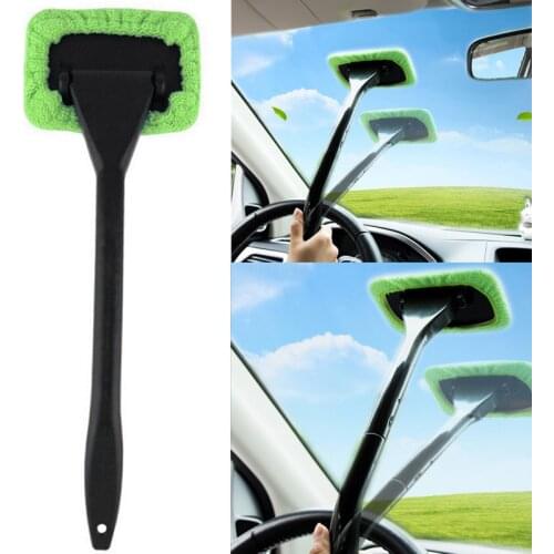 Car Dual-Use Dust Removal Defogging Glass Brush Front Glass Mop Car Window Cleaning Products AUG889