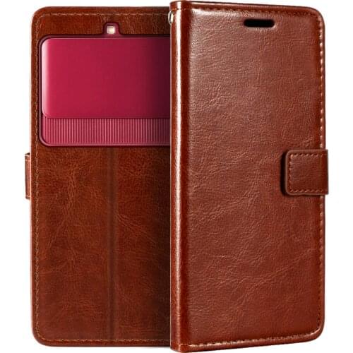 Case For Kyocera Basio 3 Wallet Premium PU Leather Magnetic Flip Case Cover With Card Holder And Kickstand For Kyocera KYV43