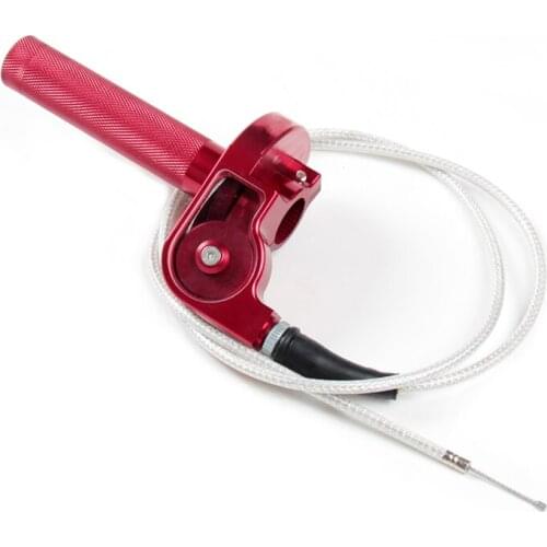 CNC Aluminum Quarter Turn Quick Twister With Throttle Cable for 7/8" 22mm Handlebar Dirt Pit Bike Modified