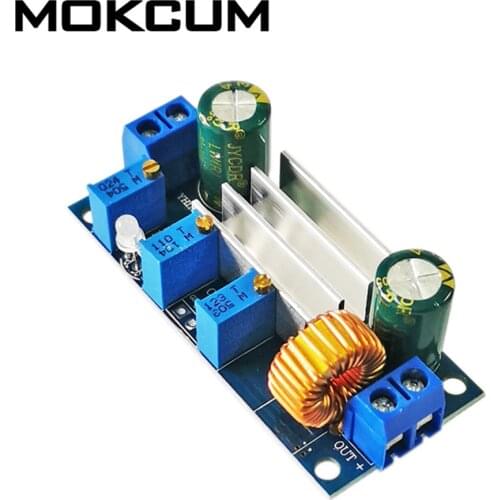 DC-DC Step-Down Module PWM DC 4.5V-30V To DC 0.8V-30V 5A CVCC LED Drive Solar Lithium Battery Charging Power Supply Module
