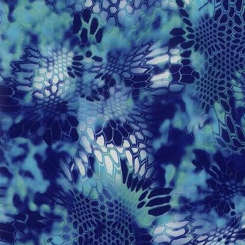 Free shipping CSCY799-1 0.5m*2m/10m blue snake skin water transfer printing film hydrographics film