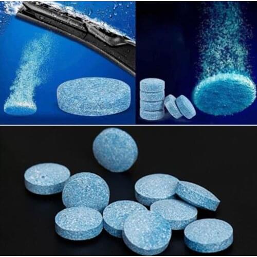 5Pcs/Lot Hot Sale Condensed Effervescent Tablet Wiper Car Windshield Glass Washer Solid Wiper Super Conventional Cleaner Tablets