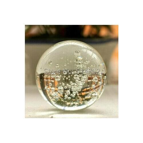 Crystal ball bubble glass fountain dedicated feng shui round Y1542-3