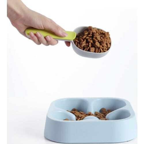 Pet Food Spoon For Dog Bowls Multi-Function Bowl Scoop For Cat Water Bowl Fountain For Cats/Puppies/Small Dogs