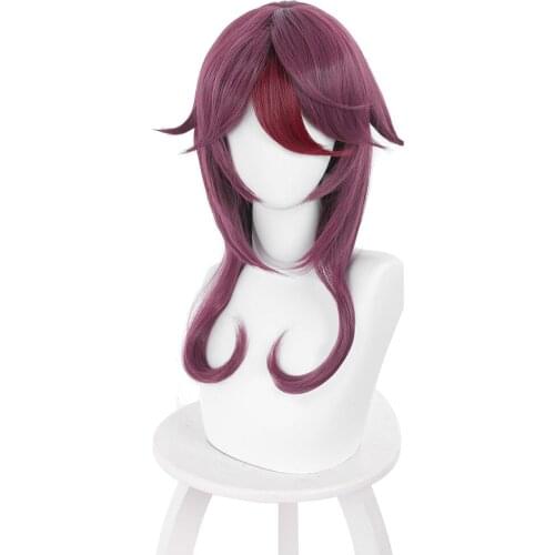 Genshin Impact Rosaria Cosplay Wig Heat Resistant Synthetic Hair Carnival Halloween Party Props