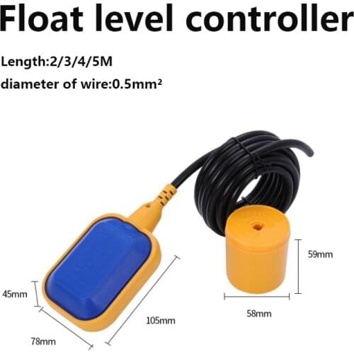 Float switch em15-2 2m, liquid level controller, sensor contactor