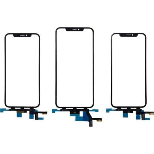 1pcs Ori LCD Display Touch Panel Digitizer Front Glass with touch flex For iPhone 11 Pro XR X XS Max frame Replacement Parts