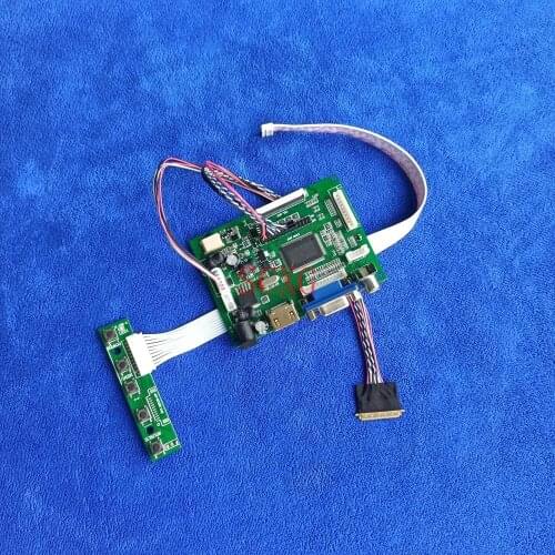 HDMI-compatible VGA AV Fit B101EW05/B101EW06 LCD screen controller drive board 1280*800 40-Pin LVDS laptops DIY Kit 60Hz WLED
