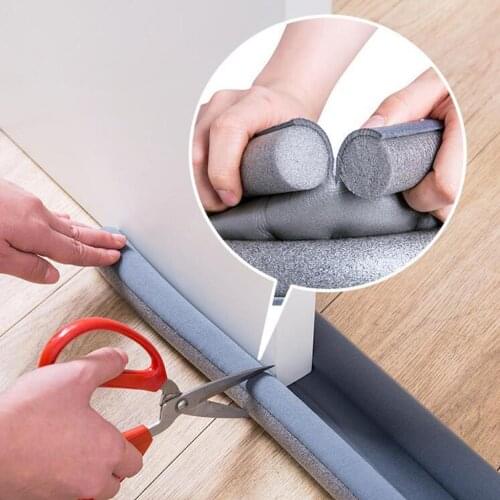 Self Adhesive Foam Draught Excluder Window Door Bottom Seal Strip Soundproof Noise Reduction Foam Rubber Sealing Strip 93*10cm