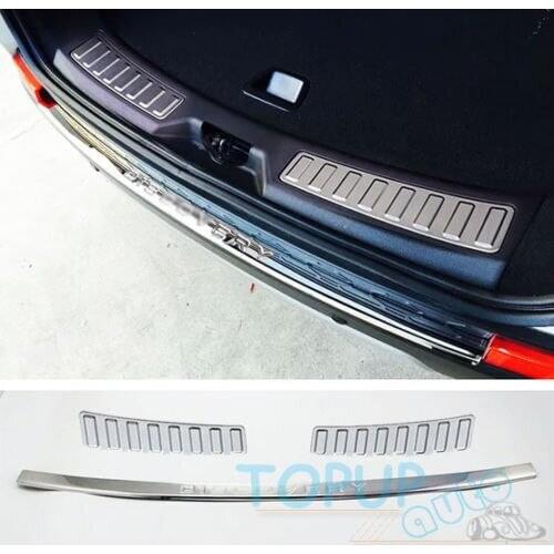 OUTER+INNER REAR BUMPER SCUFF PANEL COVER SCUFF FIT FOR 2015- DISCOVERY SPORT