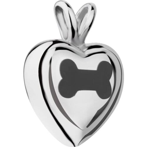 Cremation Jewelry heart Dog bone Pendant Memorial keepsakes Urn Necklace fashion jewelry