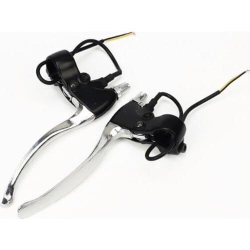 1 pair eBike Brake Levers Supplies Electric Bicycle Cut Off Switch Replacement For Universal 22mm Handlebar