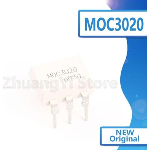 10PCS MOC3010 MOC3020 MOC3021 MOC3022 MOC3023 MOC3041 MOC3043 MOC3052 MOC3061 MOC3062 MOC3063 MOC3083 DIP6 new and original IC