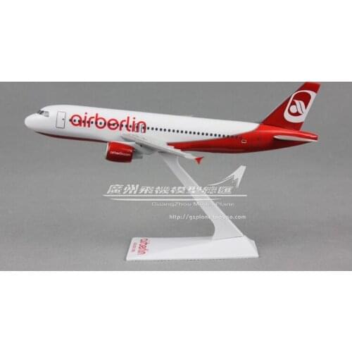 19cm Germany Air Berlin Air Berlin Airbus A320 1:200 plastic assembled aircraft model Germany airline plane model