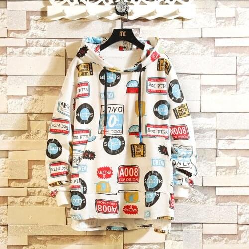 2020 AUTUMN Spring Fashion High Quality Men Hip Hop Punk Streetwear Long Sleeve Pullover Hoodies Sweatshirt Clothes