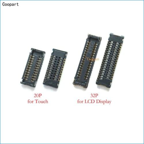 5pcs/lot New Touch Screen FPC / LCD Display FPC Connector Port Plug on Mainboard for iPad mini 1 2 3 MINI 20PIN replacement