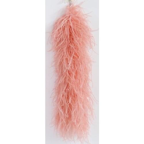 50Cm Fluffy Natural Ostrich Feather Boas Feathers for Crafts Decoration Wedding Evening Dress Decorative Christmas Tree Plumes