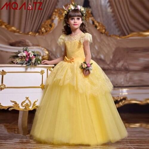 2019 Ball gown for girl flower girl dresses vestido comunion pageant princess dresses for girls first communion evening dresses