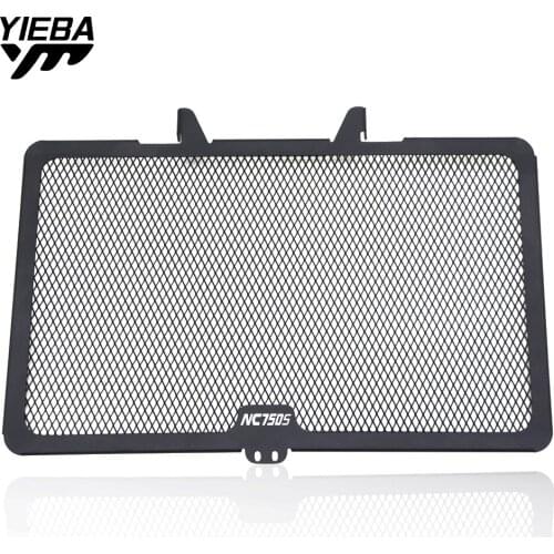Black Motorcycle Accessories Radiator Grille Guard Cover Radiator For Honda NC750S 2014-2018 NC-750S 2014 2015 2016 2017 Iron