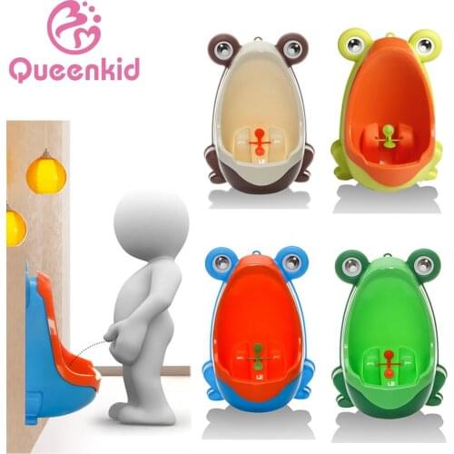 Frog Baby Potty Toilet Urinal Kids Potty training Baby Boys Pee Toilet infant Bathroom Wall-Mounted Urinal girls Travel Potty