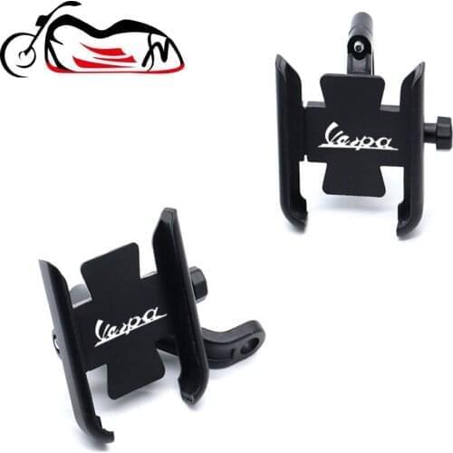 For VESPA 125 VNA-TS PX80-200/PE/Lusso Motorcycle Accessories handlebar Mobile Phone Holder GPS stand bracket