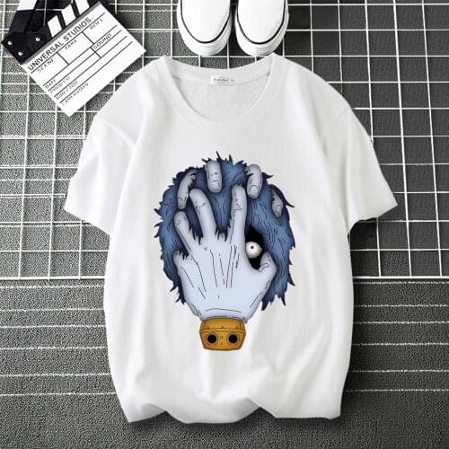 My Hero Academia Tokoyami Fumikage Comic Printed Soft T-Shirt O-Neck Short Sleeve Modal Top Shirts