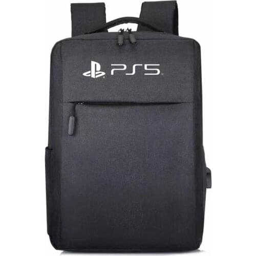 For PS5 Game Sytem Backpack Canvas Carry Bags Case Protective Shoulder For PlayStation 5 PS5 Console Travel Storage Backpack