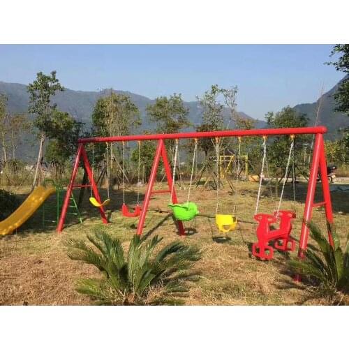 Outdoor baby swing chair playground childrens plastic slide garden toys seat kids monkey bars set children child swing nest Q69