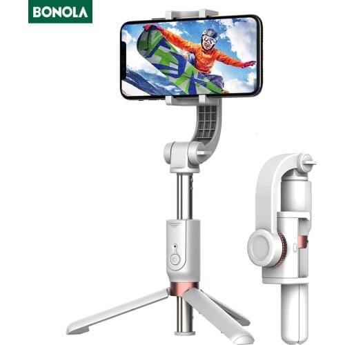 Bonola Anti-Shake Selfie Stick Smart Gimbal Sports Mobile Phone Photo Selfie Video Shooting Bluetooth Selfie Stick Tripod Base