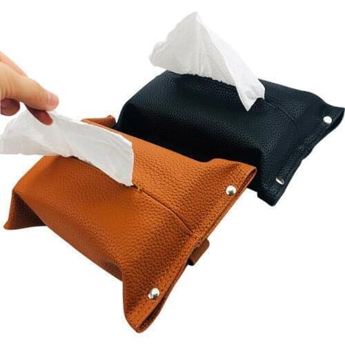 New Fashion Car Style PU Quality Tissue Box For volkswagen Golf 7 Bmw F10 Renault Megane 3 Audi A4 B9 Mazda 6 Mercedes W204