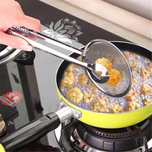 Kitchen Accessories French Fry Food Strainer Scoop Colander Drain Scoop Gadgets for Kitchen Tools Accessory Home Tools