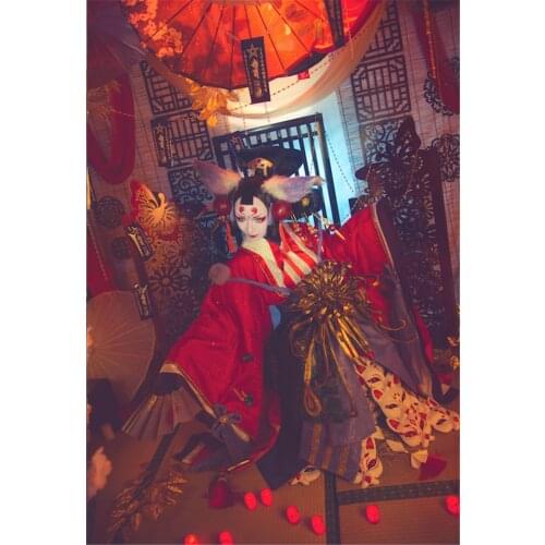 Mae Tamamo Onmyoji Game Cosplay Mae Tamamo cosplay costume dress Gorgeous kimono costume Full Set high quality private custom ma